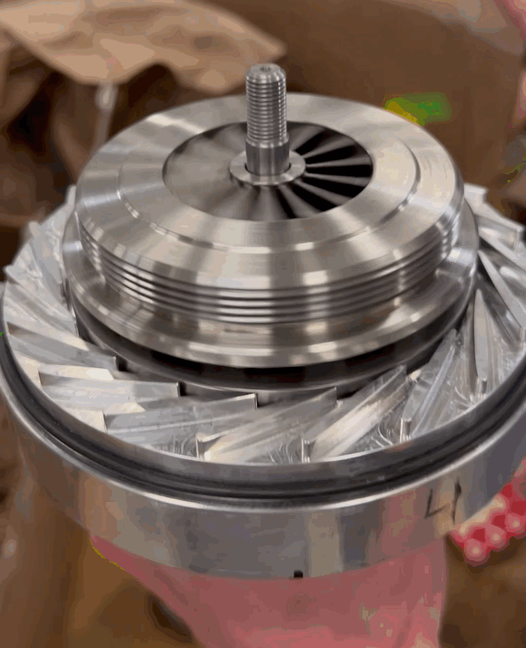 Turbine rotating